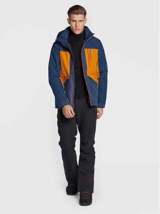Quiksilver Veste de ski Dawson EQYTJ03389 Bleu marine Slim Fit 2 Quiksilver Veste de ski Dawson EQYTJ03389 Bleu marine Slim Fit – Image 2
