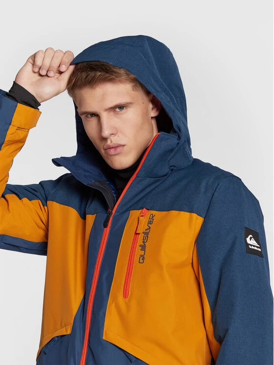 Quiksilver Veste de ski Dawson EQYTJ03389 Bleu marine Slim Fit 5 Quiksilver Veste de ski Dawson EQYTJ03389 Bleu marine Slim Fit – Image 5