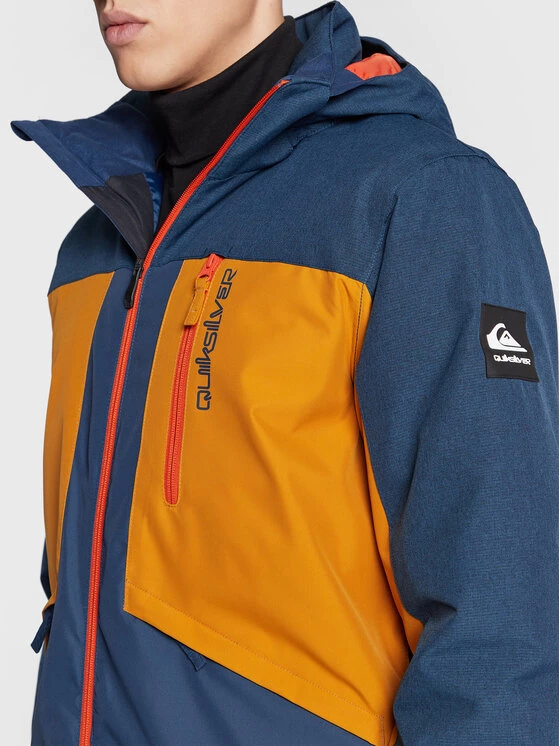 Quiksilver Veste de ski Dawson EQYTJ03389 Bleu marine Slim Fit 6 Quiksilver Veste de ski Dawson EQYTJ03389 Bleu marine Slim Fit – Image 6