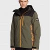 Quiksilver Veste de ski Morton EQYTJ03375 Vert Relaxed Fit
