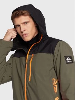 Quiksilver Veste de ski Morton EQYTJ03375 Vert Relaxed Fit -Vestes Soldes Magasin quiksilver veste de ski morton eqytj03375 vert relaxed fit 3