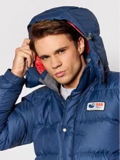 Rab Doudoune Andes QDA-98-DI-L Bleu marine Relaxed Fit -Vestes Soldes Magasin rab doudoune andes qda 98 di l bleu marine relaxed fit 3