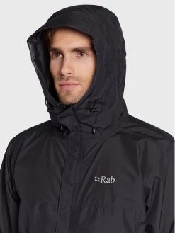 Rab Veste imperméable Downpour Eco QWG-82-BL-M Noir Regular Fit -Vestes Soldes Magasin rab veste impermeable downpour eco qwg 82 bl m noir regular fit 3