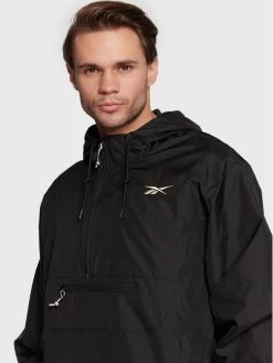 Reebok Anorak Vector HG8932 Noir Relaxed Fit -Vestes Soldes Magasin reebok anorak vector hg8932 noir relaxed fit 3