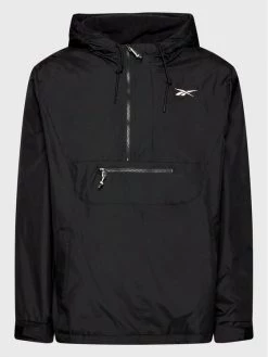 Reebok Anorak Vector HG8932 Noir Relaxed Fit -Vestes Soldes Magasin reebok anorak vector hg8932 noir relaxed fit 4