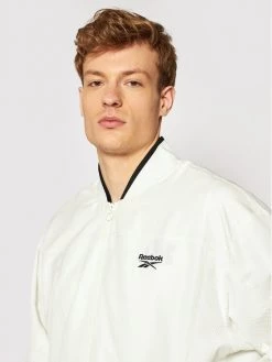 Reebok Blouson bomber Classics Back Vector GL2016 Blanc Relaxed Fit -Vestes Soldes Magasin reebok blouson bomber classics back vector gl2016 blanc relaxed fit 3