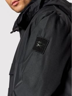 Reebok Parka Outerwear Urban GR8972 Noir Relaxed Fit -Vestes Soldes Magasin reebok parka outerwear urban gr8972 noir relaxed fit 3