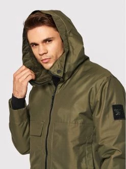 Reebok Parka Outerwear Urban GU5776 Vert Loose Fit -Vestes Soldes Magasin reebok parka outerwear urban gu5776 vert loose fit 3