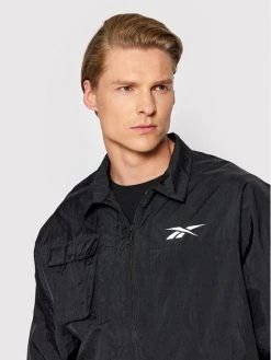 Reebok Veste coupe-vent Myt Woven H51914 Noir Loose Fit -Vestes Soldes Magasin reebok veste coupe vent myt woven h51914 noir loose fit 3