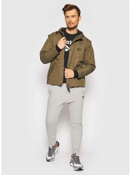 Reebok Veste de mi-saison Classics Camping GS4186 Vert Relaxed Fit 2 Reebok Veste de mi-saison Classics Camping GS4186 Vert Relaxed Fit – Image 2