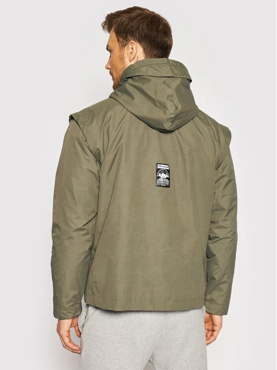 Reebok Veste de mi-saison Classics Camping GS4186 Vert Relaxed Fit 3 Reebok Veste de mi-saison Classics Camping GS4186 Vert Relaxed Fit – Image 3