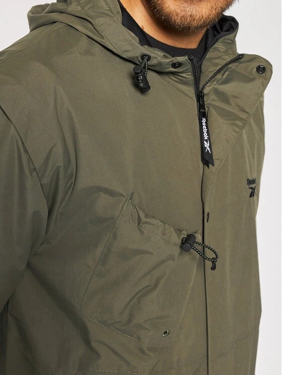 Reebok Veste de mi-saison Classics Camping GS4186 Vert Relaxed Fit 5 Reebok Veste de mi-saison Classics Camping GS4186 Vert Relaxed Fit – Image 5