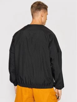 Reebok Anorak Myt Crew GT5788 Noir Regular Fit -Vestes Soldes Magasin reebok veste de mi saison myt crew gt5788 noir regular fit 2