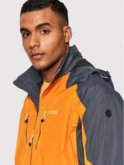 Regatta Veste imperméable Calderdale IV RMW337 Orange Regular Fit -Vestes Soldes Magasin regatta veste impermeable calderdale iv rmw337 orange regular fit 5