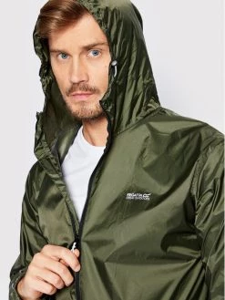 Regatta Veste imperméable Pack It RMW281 Vert Regular Fit -Vestes Soldes Magasin regatta veste impermeable pack it rmw281 vert regular fit 3