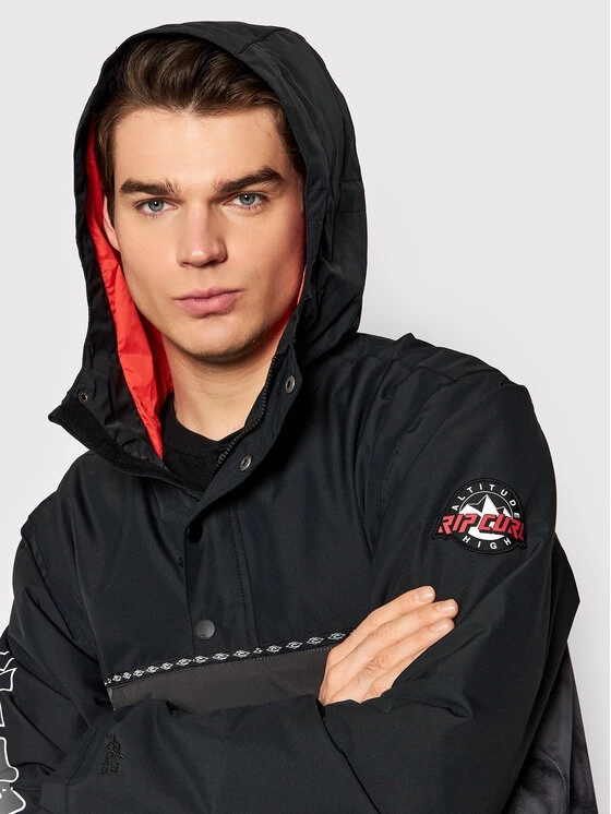 Rip Curl Anorak Primitive SCJCT4 Noir Regular Fit 4 Rip Curl Anorak Primitive SCJCT4 Noir Regular Fit – Image 4