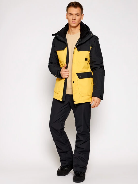 Rip Curl Veste de snowboard Cabin SCJDV4 Jaune Regular Fit 2 Rip Curl Veste de snowboard Cabin SCJDV4 Jaune Regular Fit – Image 2