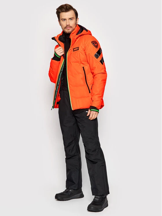 Rossignol Veste de ski Hero Depart RLKMJ04 Orange Classic Fit 2 Rossignol Veste de ski Hero Depart RLKMJ04 Orange Classic Fit – Image 2