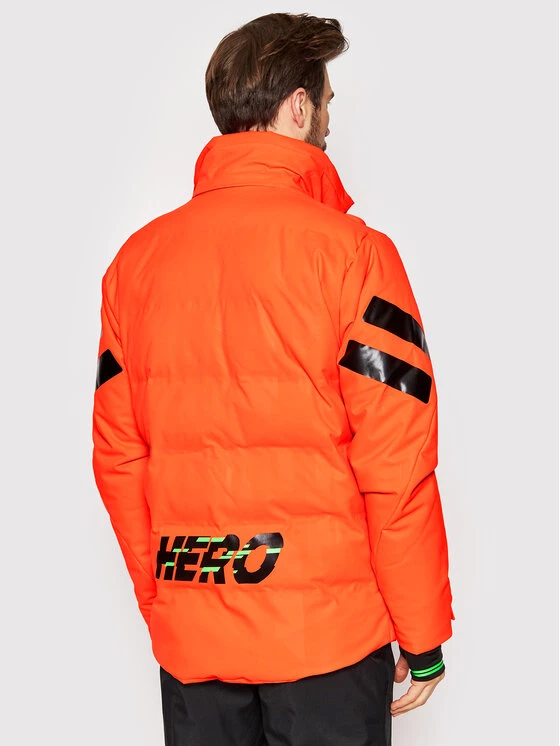 Rossignol Veste de ski Hero Depart RLKMJ04 Orange Classic Fit 4 Rossignol Veste de ski Hero Depart RLKMJ04 Orange Classic Fit – Image 4