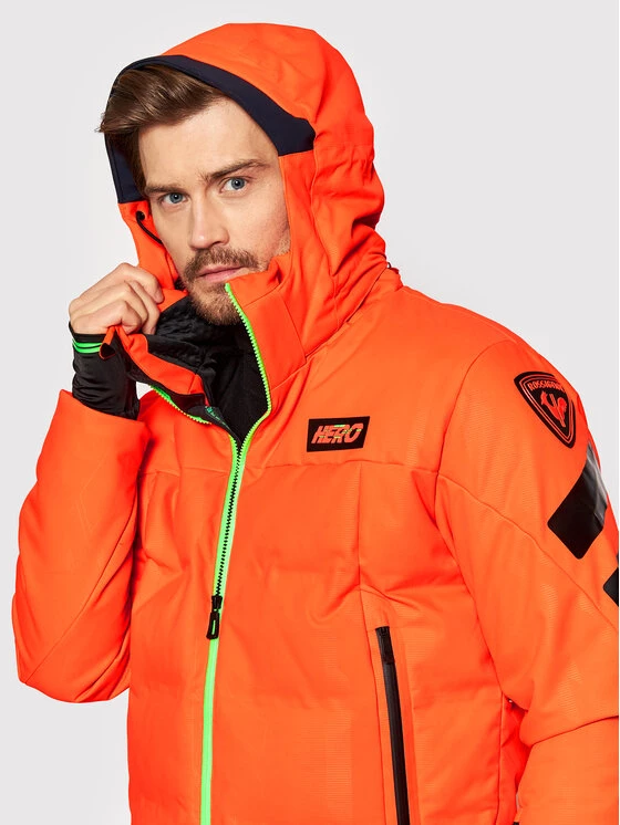 Rossignol Veste de ski Hero Depart RLKMJ04 Orange Classic Fit 5 Rossignol Veste de ski Hero Depart RLKMJ04 Orange Classic Fit – Image 5