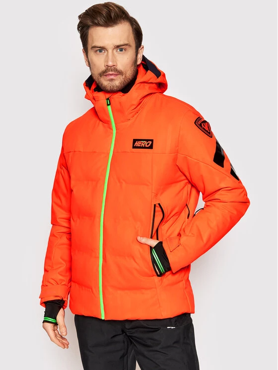 Rossignol Veste de ski Hero Depart RLKMJ04 Orange Classic Fit 1 Rossignol Veste de ski Hero Depart RLKMJ04 Orange Classic Fit