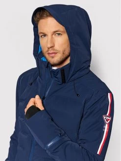 Rossignol Veste de ski Metar RLIMJ38 Bleu marine Regular Fit -Vestes Soldes Magasin rossignol veste de ski metar rlimj38 bleu marine regular fit 4