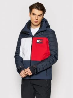 Rossignol Veste de ski TOMMY HILFIGER Flag Quilted RLJMJ68 Bleu marine Regular Fit