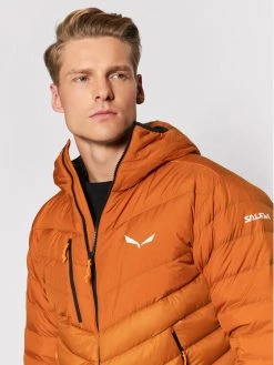 Salewa Doudoune Ortles Medium 27161 Orange Regular Fit -Vestes Soldes Magasin salewa doudoune ortles medium 27161 orange regular fit 3
