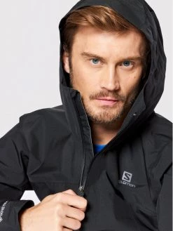 Salomon Veste de mi-saison Outline Gtx LC1786500 Noir Regular Fit -Vestes Soldes Magasin salomon veste de mi saison outline gtx lc1786500 noir regular fit 3