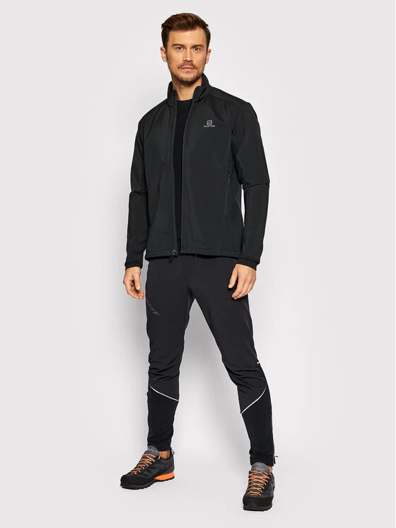 Salomon Veste softshell Agile LC1370600 Noir Active Fit 2 Salomon Veste softshell Agile LC1370600 Noir Active Fit – Image 2