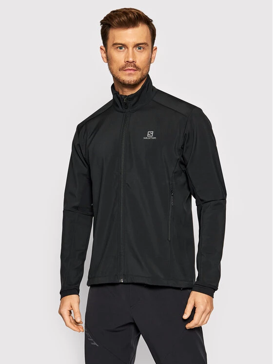 Salomon Veste softshell Agile LC1370600 Noir Active Fit 1 Salomon Veste softshell Agile LC1370600 Noir Active Fit