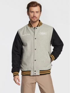 Vans Blouson bomber Checkerboard Research VN0A7S92 Gris Regular Fit