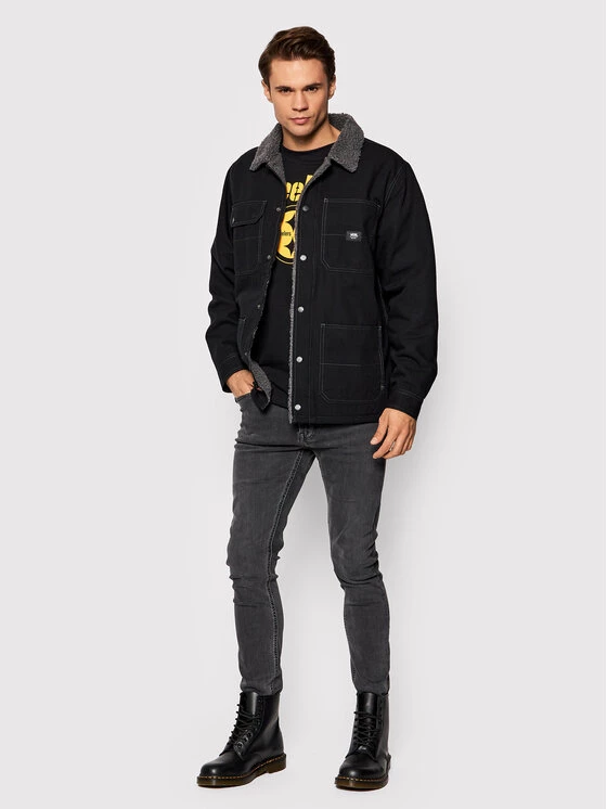 Vans Veste de mi-saison Drill Chore VN0A5KLK Noir Regular Fit 2 Vans Veste de mi-saison Drill Chore VN0A5KLK Noir Regular Fit – Image 2