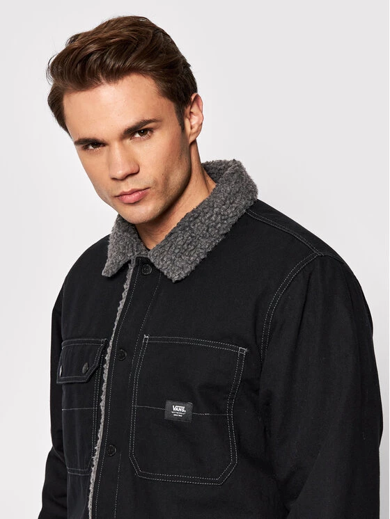 Vans Veste de mi-saison Drill Chore VN0A5KLK Noir Regular Fit 4 Vans Veste de mi-saison Drill Chore VN0A5KLK Noir Regular Fit – Image 4