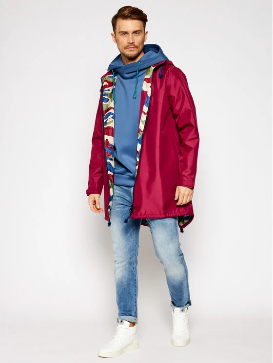 Waikiki Vibe Parka Moro Burgund Bordeaux Regular Fit 2 Waikiki Vibe Parka Moro Burgund Bordeaux Regular Fit – Image 2
