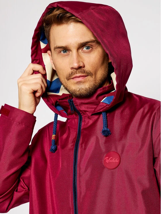 Waikiki Vibe Parka Moro Burgund Bordeaux Regular Fit 4 Waikiki Vibe Parka Moro Burgund Bordeaux Regular Fit – Image 4